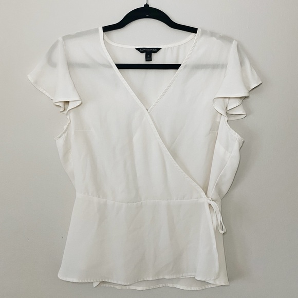 Banana Republic Women’s Wrap Top - Picture 1 of 6